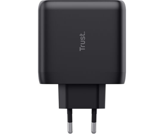 Зарядное устройство Trust Maxo 65W 2xUSB-C PD black (25380_TRUST), изображение 3 Зарядное устройство Trust Maxo 65W 2xUSB-C PD black (25380_TRUST), изображение 3