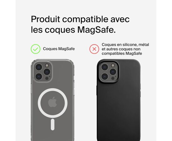 Зарядное устройство Belkin 3in1 Magnetic Pad Qi2 15W Black (WIZ032KQBK), изображение 8 Зарядное устройство Belkin 3in1 Magnetic Pad Qi2 15W Black (WIZ032KQBK), изображение 8
