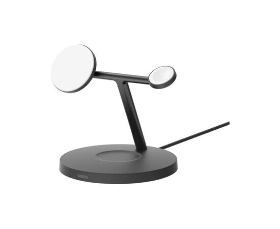 Зарядное устройство Belkin 3in1 Magnetic Pad Qi2 15W Black (WIZ032KQBK)