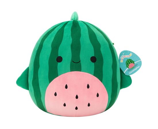 Мягкая игрушка Squishmallows Кот-арбуз Кристофер 30 см (SQCR07967), изображение 7 Мягкая игрушка Squishmallows Кот-арбуз Кристофер 30 см (SQCR07967), изображение 7