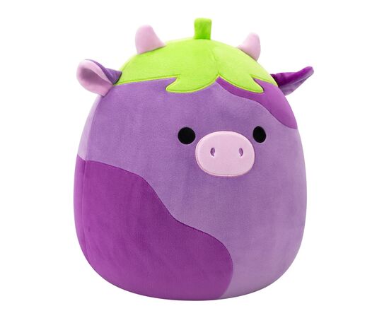 Мягкая игрушка Squishmallows Коровка-баклажан Фредерик 30 см (SQCR07969), изображение 6 Мягкая игрушка Squishmallows Коровка-баклажан Фредерик 30 см (SQCR07969), изображение 6
