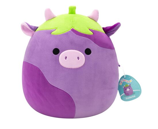 Мягкая игрушка Squishmallows Коровка-баклажан Фредерик 30 см (SQCR07969), изображение 7 Мягкая игрушка Squishmallows Коровка-баклажан Фредерик 30 см (SQCR07969), изображение 7
