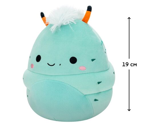 Мягкая игрушка Squishmallows Рогатая гусеница Ольти 19 см (SQCR07941), изображение 2