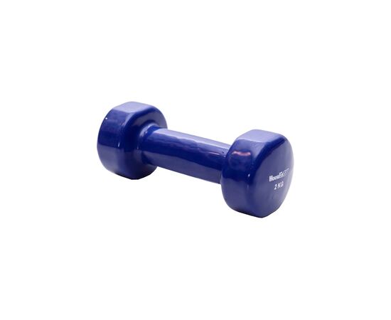 Гантель HouseFit з вініловим покриттям 2 кг (D086/DD6948-2)