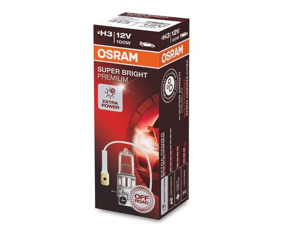 Автолампа Osram галогенова 100W (OS 62201 SBP), изображение 3 Автолампа Osram галогенова 100W (OS 62201 SBP), изображение 3