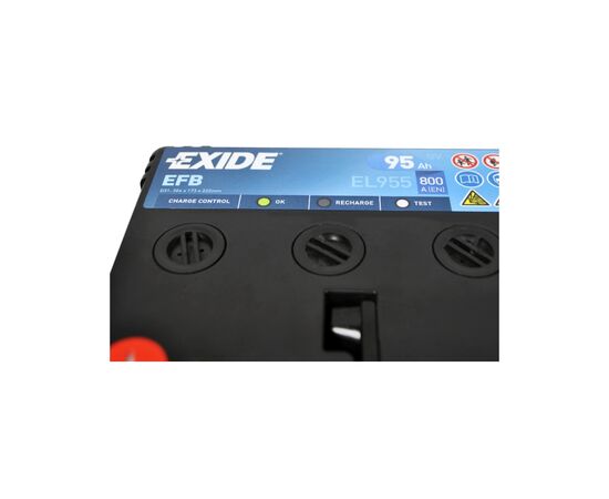 Аккумулятор автомобильный EXIDE START-STOP EFB 95A (EL955), изображение 4 Аккумулятор автомобильный EXIDE START-STOP EFB 95A (EL955), изображение 4
