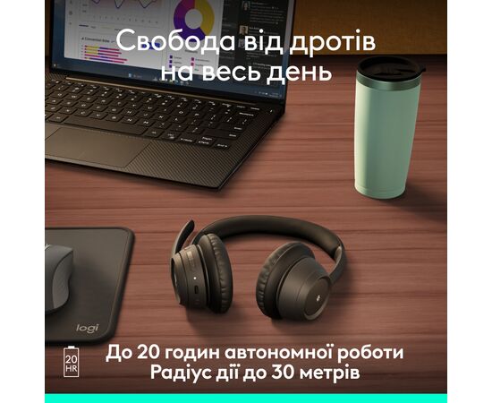 Наушники Logitech Zone 305 for Business Bluetooth Black (981-001458), изображение 12 Наушники Logitech Zone 305 for Business Bluetooth Black (981-001458), изображение 12