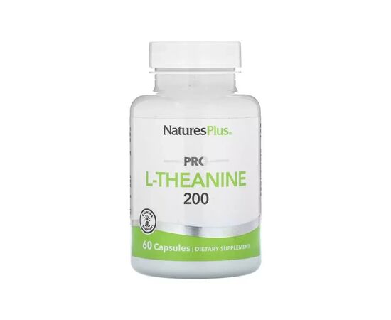 Витаминно-минеральный комплекс Natures Plus L-Теанин, 200 мг, Pro L-Theanine 200, 60 капсул (NAP-05166)