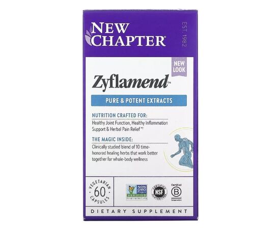 Витаминно-минеральный комплекс New Chapter Противовоспалительный Комплекс, Zyflamend, 60 гелевых капс (NCR-90074)