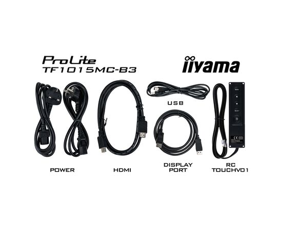 Монітор iiyama ProLite TF1015MC-B3, зображення 9 Монітор iiyama ProLite TF1015MC-B3, зображення 9