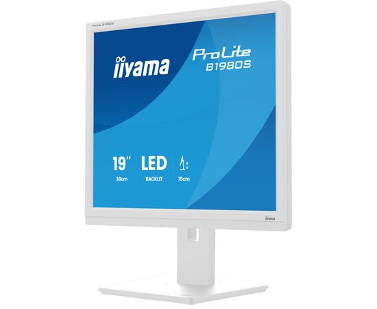 Монітор iiyama B1980S-W1, зображення 3 Монітор iiyama B1980S-W1, зображення 3