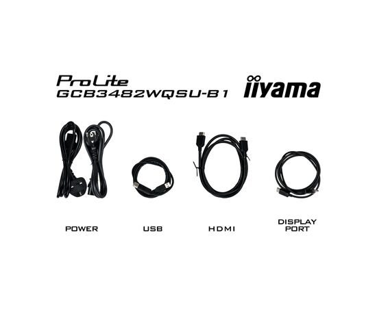 Монітор iiyama GCB3482WQSU-B1, зображення 12 Монітор iiyama GCB3482WQSU-B1, зображення 12