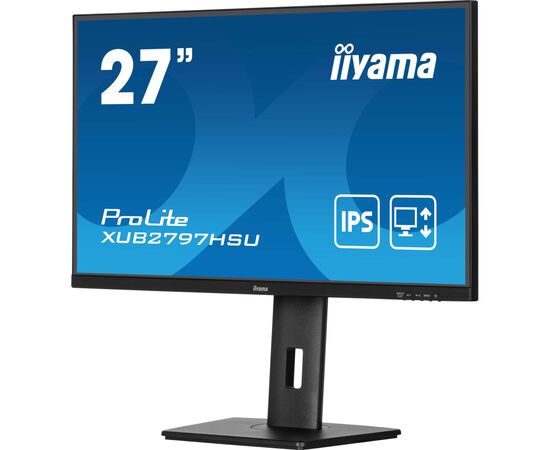 Монітор iiyama XUB2797HSU-B2, зображення 3 Монітор iiyama XUB2797HSU-B2, зображення 3