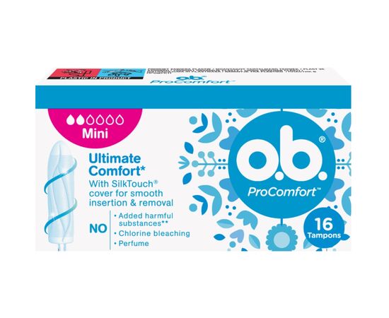 Тампони o.b. ProComfort Mini 16 шт. (3574660192063/3574661329833)