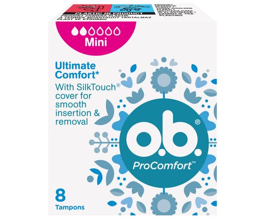 Тампони o.b. ProComfort Mini 8 шт. (3574660142303/3574661331133)