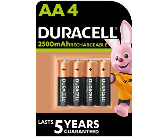 Акумулятор Duracell AA HR6 2500mAh * 4 (5000394057203 / 5007308)