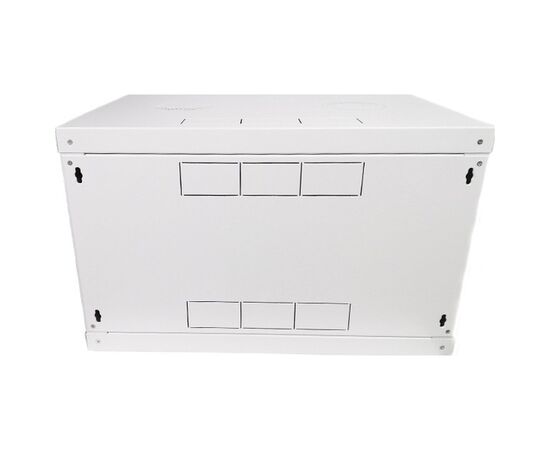 Шкаф настенный Eserver 6U, 600х500х370 (Ш*Г*В), стекло, серый (ES-Е650G), изображение 4 Шкаф настенный Eserver 6U, 600х500х370 (Ш*Г*В), стекло, серый (ES-Е650G), изображение 4