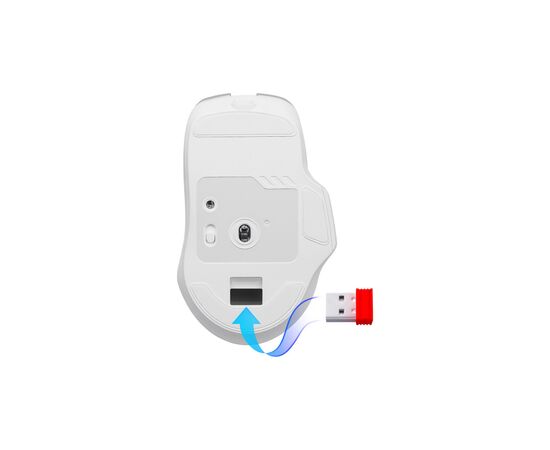 Мишка Defender Astro Elite GM-056 LED Wireless White (52056), зображення 4 Мишка Defender Astro Elite GM-056 LED Wireless White (52056), зображення 4