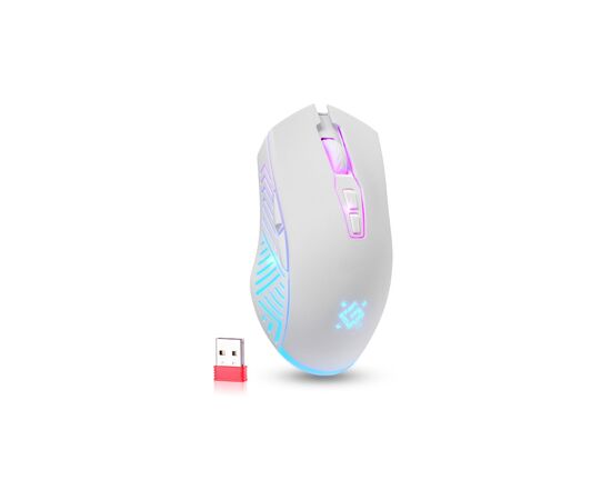 Мишка Defender Pandora GM-502 LED Wireless White (52502), зображення 10 Мишка Defender Pandora GM-502 LED Wireless White (52502), зображення 10