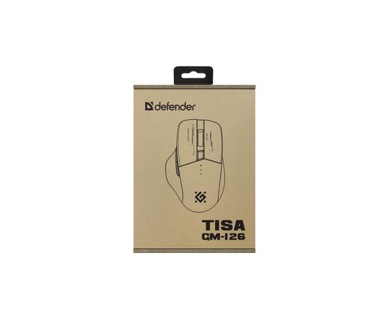 Мышка Defender Tisa GM-126 LED Wireless/Bluetooth White/Blue (52126), изображение 6 Мышка Defender Tisa GM-126 LED Wireless/Bluetooth White/Blue (52126), изображение 6