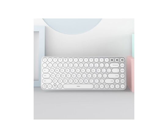 Клавіатура Xiaomi MiiiW AIR85 Bluetooth/Wireless UA White (MWXKT01 White), зображення 6 Клавіатура Xiaomi MiiiW AIR85 Bluetooth/Wireless UA White (MWXKT01 White), зображення 6