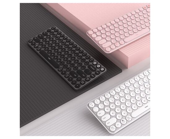 Клавіатура Xiaomi MiiiW AIR85 Bluetooth/Wireless UA White (MWXKT01 White), зображення 8 Клавіатура Xiaomi MiiiW AIR85 Bluetooth/Wireless UA White (MWXKT01 White), зображення 8