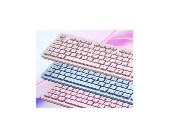 Клавиатура Canyon HKB-W01 Silent Wireless UA Beige (CNS-HKBW01BG), изображение 6 Клавиатура Canyon HKB-W01 Silent Wireless UA Beige (CNS-HKBW01BG), изображение 6