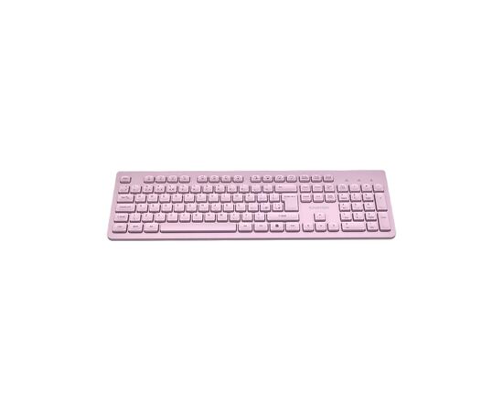 Клавиатура Canyon HKB-W01 Silent Wireless UA Pink (CNS-HKBW01P), изображение 3 Клавиатура Canyon HKB-W01 Silent Wireless UA Pink (CNS-HKBW01P), изображение 3
