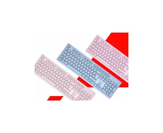 Клавиатура Canyon HKB-W01 Silent Wireless UA Pink (CNS-HKBW01P), изображение 5 Клавиатура Canyon HKB-W01 Silent Wireless UA Pink (CNS-HKBW01P), изображение 5