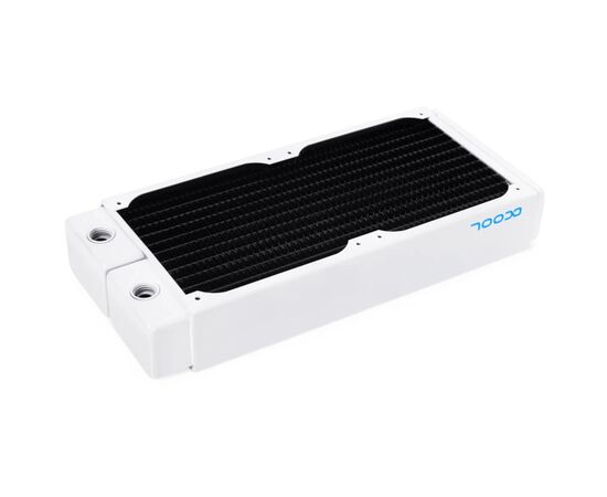 Радиатор для СЖО Alphacool NexXxoS XT45 Full Copper 240mm Radiator V.2 - White Special Edition (18647), изображение 2 Радиатор для СЖО Alphacool NexXxoS XT45 Full Copper 240mm Radiator V.2 - White Special Edition (18647), изображение 2
