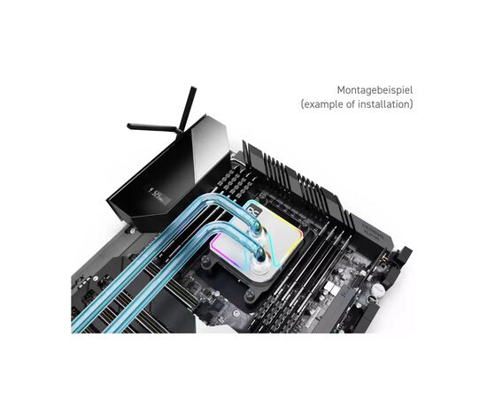 Водоблок Alphacool Core 1 Aurora Silver - AM4 / AM5 Intel LGA 1700 / LGA 1851 (13447), изображение 4 Водоблок Alphacool Core 1 Aurora Silver - AM4 / AM5 Intel LGA 1700 / LGA 1851 (13447), изображение 4