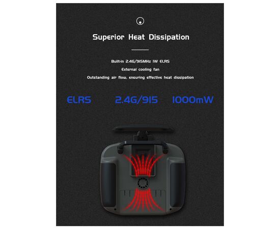 Пульт управления для дрона Jumper T15 VS-M HALL ELRS 915MHz (C10129), изображение 3 Пульт управления для дрона Jumper T15 VS-M HALL ELRS 915MHz (C10129), изображение 3
