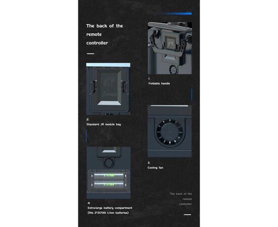 Пульт управления для дрона Jumper T14 ELRS 915 HALL (C10097), изображение 5 Пульт управления для дрона Jumper T14 ELRS 915 HALL (C10097), изображение 5