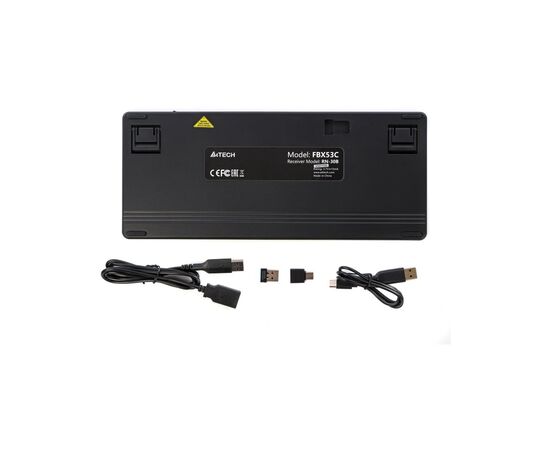 Клавиатура A4Tech FBX53C Wireless/Bluetooth UA Black (4711421001908), изображение 10 Клавиатура A4Tech FBX53C Wireless/Bluetooth UA Black (4711421001908), изображение 10
