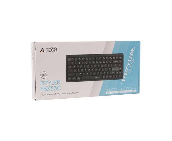 Клавиатура A4Tech FBX53C Wireless/Bluetooth UA Black (4711421001908), изображение 12 Клавиатура A4Tech FBX53C Wireless/Bluetooth UA Black (4711421001908), изображение 12