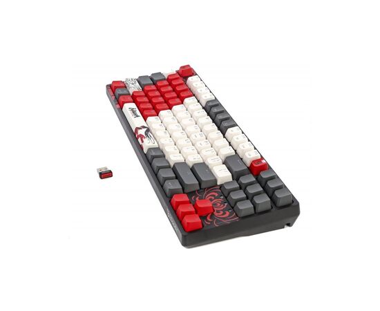 Клавиатура A4Tech Bloody WS87 Naraka Wireless/Bluetooth Black/Red (4711421001113), изображение 5 Клавиатура A4Tech Bloody WS87 Naraka Wireless/Bluetooth Black/Red (4711421001113), изображение 5