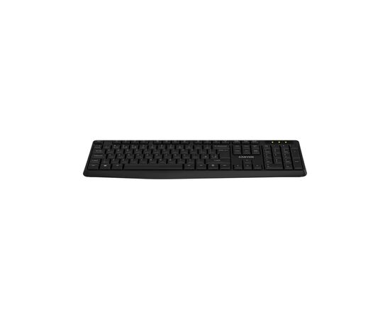 Клавиатура Canyon KB-W01 Water resistant Wireless UA Black (CNE-CKEYW01), изображение 3 Клавиатура Canyon KB-W01 Water resistant Wireless UA Black (CNE-CKEYW01), изображение 3