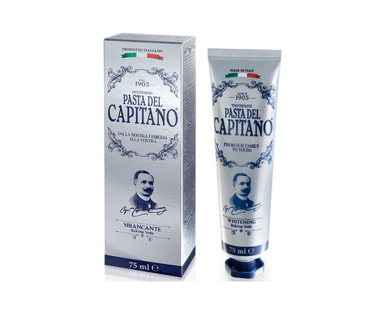 Зубная паста Pasta del Capitano Отбеливающая с содой 75 мл (8002140037900)