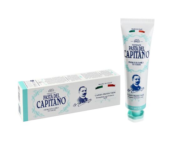 Зубная паста Pasta del Capitano Защита от кариеса 75 мл (8002140037801), изображение 2