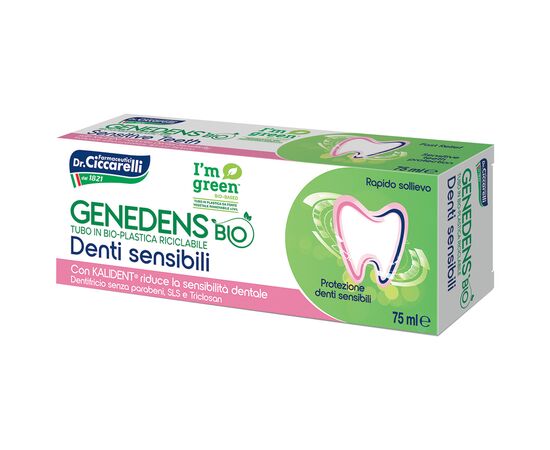 Зубна паста Dr. Ciccarelli Genedens Bio Sensitive Teeth Для чутливих зубів 75 мл (8002140021206)