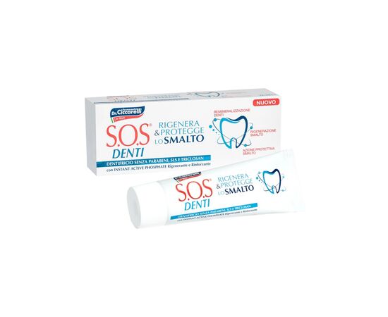 Зубна паста Dr. Ciccarelli S.O.S Denti Enamel Repair Відновлення й зміцнення зубної емалі 75 мл (8002140041105)