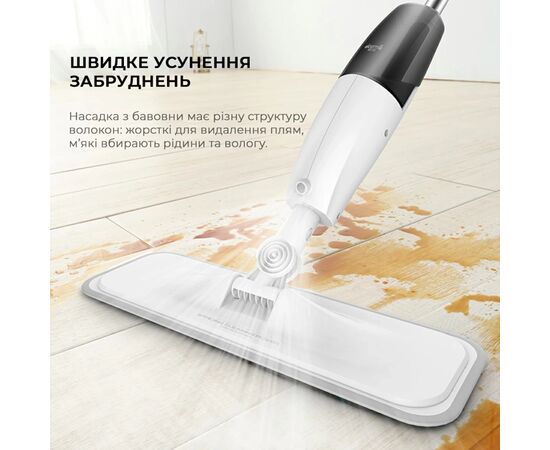 Пылесос Deerma Spray Mop White (TB500), изображение 6 Пылесос Deerma Spray Mop White (TB500), изображение 6