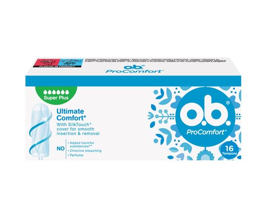 Тампони o.b. ProComfort Super Plus 16 шт. (3574660607567/3574661331157)