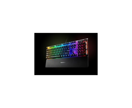 Клавиатура SteelSeries Apex 7 Blue Switch OLED Smart Display USB UA Black (64774), изображение 4 Клавиатура SteelSeries Apex 7 Blue Switch OLED Smart Display USB UA Black (64774), изображение 4