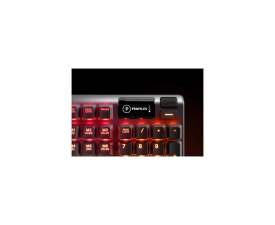 Клавиатура SteelSeries Apex 7 Blue Switch OLED Smart Display USB UA Black (64774), изображение 6 Клавиатура SteelSeries Apex 7 Blue Switch OLED Smart Display USB UA Black (64774), изображение 6