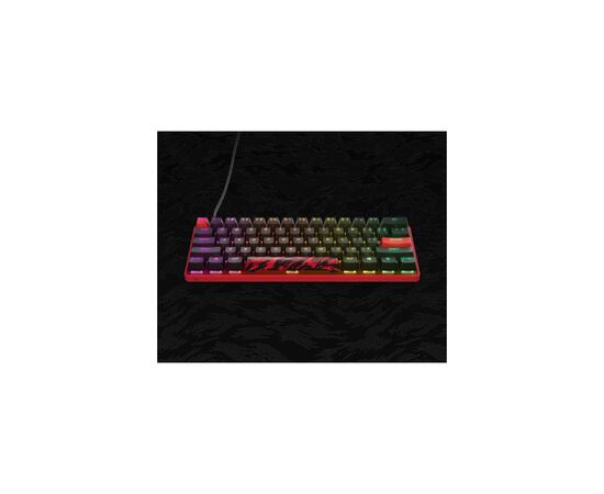 Клавиатура SteelSeries Apex 9 TKL OptiPoint Mini Faze Clan USB UA Red/Black (64853), изображение 5 Клавиатура SteelSeries Apex 9 TKL OptiPoint Mini Faze Clan USB UA Red/Black (64853), изображение 5