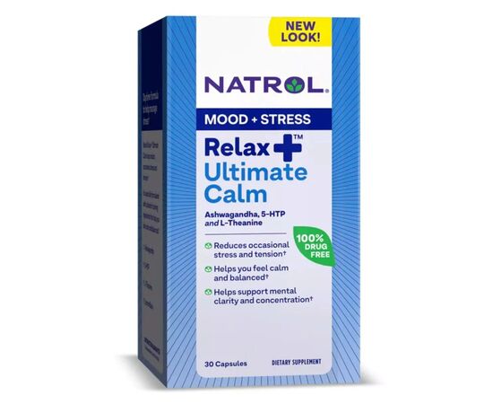 Витаминно-минеральный комплекс Natrol Глубокое спокойствие и уравновешенность, Relax +, Ultimate Calm, (NTL07413), изображение 4 Витаминно-минеральный комплекс Natrol Глубокое спокойствие и уравновешенность, Relax +, Ultimate Calm, (NTL07413), изображение 4