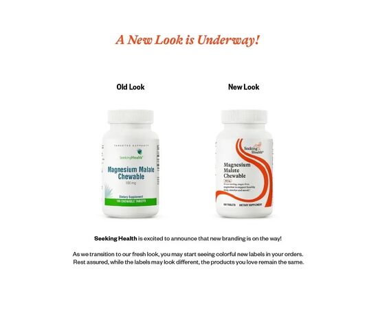 Витаминно-минеральный комплекс Seeking Health Магний малат, 100 мг, Magnesium Malate, 100 жевательных таблеток (SKH-52065), изображение 2 Витаминно-минеральный комплекс Seeking Health Магний малат, 100 мг, Magnesium Malate, 100 жевательных таблеток (SKH-52065), изображение 2