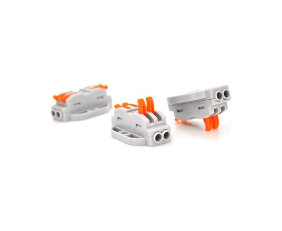 Соединитель кабеля 2-line аналог WAGO K223-2P , 10штпак Voltronic (K223-2P/10)