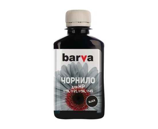 Чернила Barva HP №21/27/56 BLACK Pigment 180г (H56-203), изображение 2 Чернила Barva HP №21/27/56 BLACK Pigment 180г (H56-203), изображение 2
